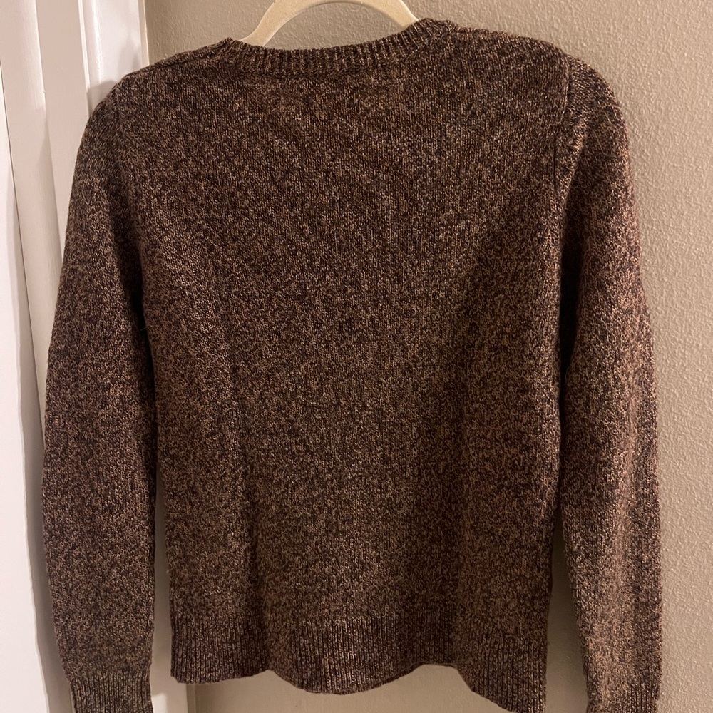Pendleton Brown Washable Wool Sweater - image 3